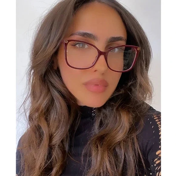 Gucci | Accessories | New Gucci Gg026o Burgundy Square Cat Gucci | Accessories | New Gucci Gg026o Burgundy Square Cat